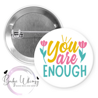 Mental Health Awareness - 1.5 Inch Button - Set of 4 Magnets or Pins