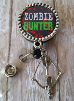 Zombie Hunter - Fancy Retractable Badge Holder