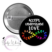 Neurodiversity Themed/Autistic - Set of 5  - Choose Magnets or Pins
