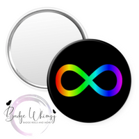 Autism Infinity Acceptance - Pin, Magnet or Badge Holder