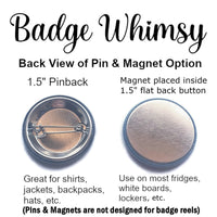 Starry Night - Pin, Magnet or Badge Holder