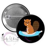 Cooter Canoe - Pin, Magnet or Badge Holder - Watermark Removed on Finished Product