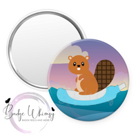 Cooter Canoe - Pin, Magnet or Badge Holder - Watermark Removed on Finished Product