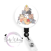 Christmas Cat Tree - Pin, Magnet or Badge Holder