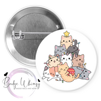 Christmas Cat Tree - Pin, Magnet or Badge Holder
