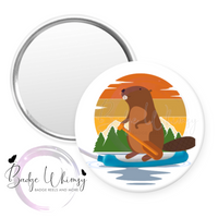 Cooter Canoe - Pin, Magnet or Badge Holder - Watermark Removed on Finished Product
