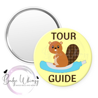 Cooter Canoe Tour Guide - Nurse - Pin, Magnet or Badge Holder - Watermark Removed on Finished Product