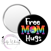Proud Mama Bear - Pride - Love - Themed - Set of 5 - Choose Magnets or Pins
