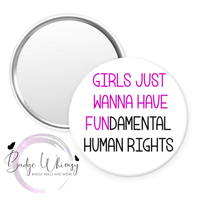 Protect Roe v Wade - Women's Rights - 1.5 Inch Button - Set of 4 Magnets or Pins