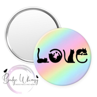 Cat Love - Pin, Magnet or Badge Holder