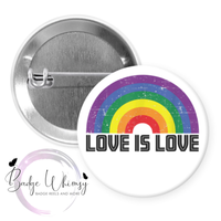 Pride - Love is Love - Themed - Set of 5 - Choose Magnets or Pins