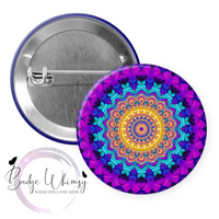 Beautiful Mandala Design - Pin, Magnet or Badge Holder