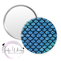 Mermaid Scale Design - Pin, Magnet or Badge Holder