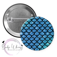 Mermaid Scale Design - Pin, Magnet or Badge Holder