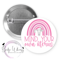 Protect Roe v Wade - Women's Rights - 1.5 Inch Button - Set of 4 Magnets or Pins