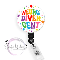 Neurodivergent - Pin, Magnet or Badge Holder