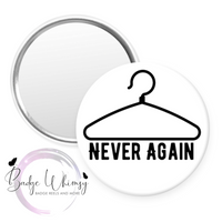 Defend Roe v Wade - Women's Rights - 1.5 Inch Button - Set of 4 Magnets or Pins