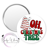 Oh Christmas Tree - Pin, Magnet or Badge Holder