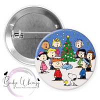 Merry Christmas - Pin, Magnet or Badge Holder