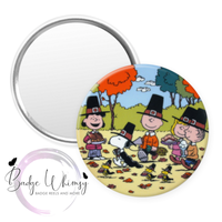 Cute Thanksgiving - Pin, Magnet or Badge Holder