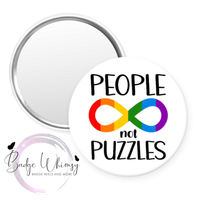 Autistic/Neurodiversity - Set of 4 - Choose Magnets or Pins