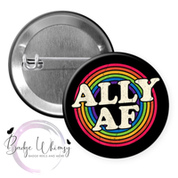 Pride - Ally - Love - Themed - Set of 5  - Choose Magnets or Pins