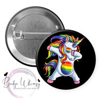 Pride Unicorn - Pin, Magnet or Badge Holder