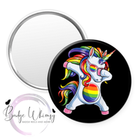 Pride Unicorn - Pin, Magnet or Badge Holder