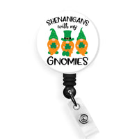 Holiday Gnomes - Badge Holder - Buy 1 or Save & Buy all 3