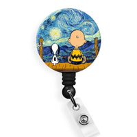 Starry Night - Pin, Magnet or Badge Holder
