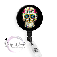 Sugar Skull - Pin, Magnet or Badge Holder