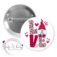 Love Gnomes Valentine - Pin, Magnet or Badge Holder