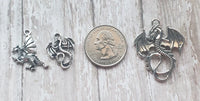 Dragon Scales - Fancy Retractable Badge Holder - 3 Dragon Options
