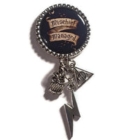 Mischief Managed - Fancy Retractable Badge Holder