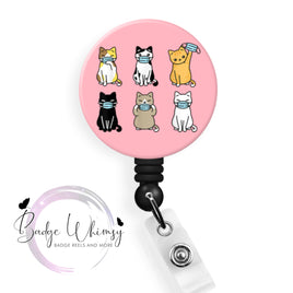 I Love Cats - Pins, Magnets or Badge Reels