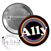 Ally - Pride  - Pin, Magnet or Badge Holder