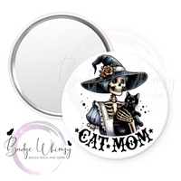 Cat Mom - Pin, Magnet or Badge Holder
