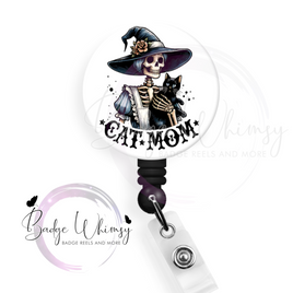 Cat Mom - Pin, Magnet or Badge Holder