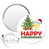 Happy Chrismukkah - Pin, Magnet or Badge Holder