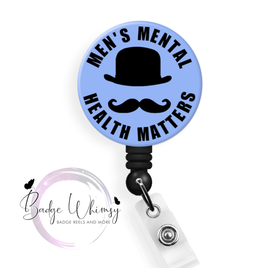 Men's Mental Health Matters - Pin, Magnet or Badge Holder