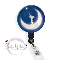 Moon and Star - Pin, Magnet or Badge Holder