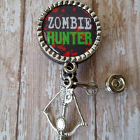 Zombie Hunter - Fancy Retractable Badge Holder