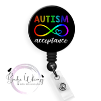 Autism Acceptance - Pin, Magnet or Badge Holder