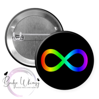 Autism Infinity Acceptance - Pin, Magnet or Badge Holder