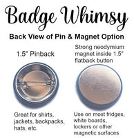 Pig - Beach Please - Pin, Magnet or Badge Holder