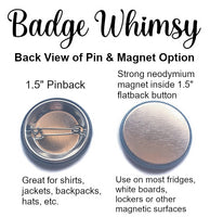 Neurodiversity Infinity Butterfly - Pin, Magnet or Badge Holder
