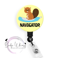 Cooter Canoe Navigator - Pin, Magnet or Badge Holder - Watermark Removed on Finished Product