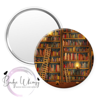 I Love Books - Library - Pin, Magnet or Badge Holder