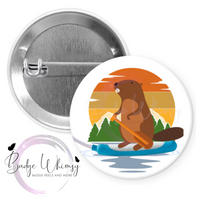 Cooter Canoe - Pin, Magnet or Badge Holder - Watermark Removed on Finished Product