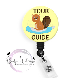 Cooter Canoe Tour Guide - Nurse - Pin, Magnet or Badge Holder - Watermark Removed on Finished Product